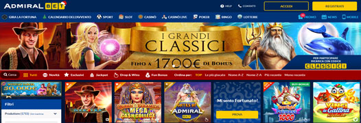 Admiralbet casinò online