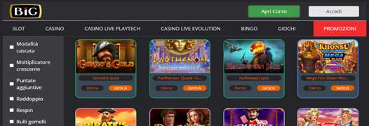 Bestingame casinò promozioni