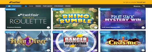 Betfair promozioni