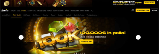 Bwin casinò promozioni