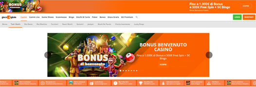 Codice Bonus Slot GiocoDigitale