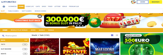 Lottomatica casinò online