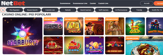 Netbet casinò online