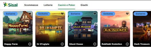 Sisal casinò bonus