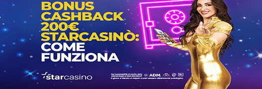 Starcasinò bonus
