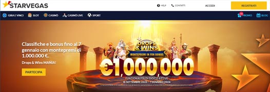 Starvegas promozioni casinò