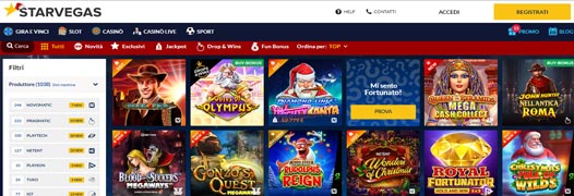 Starvegas slot online