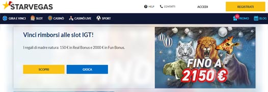 Starvegas Casinò online