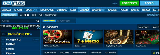 Betflag slot machine online