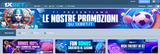 1Xbet casinò online bonus