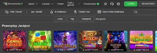 Amazingbet casinò online