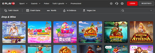 E-Play24 bonus e promozioni Slot Machine
