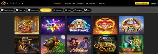 Codice Bonus Slot Lopoca - Guida completa 2 Lopoca casinò online bonus