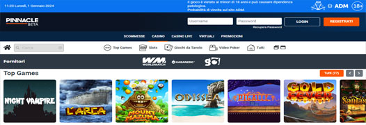 Codice Bonus Slot Pinnacle - Guida completa 2 Pinnacle casinò online