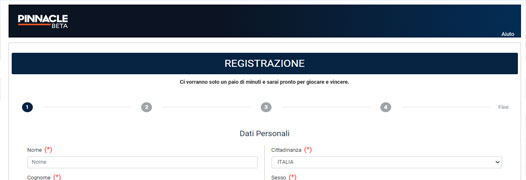 Codice Bonus Slot Pinnacle - Guida completa 3 Pinnacle iscrizione