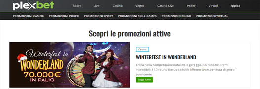 Plexbet bonus e promozioni