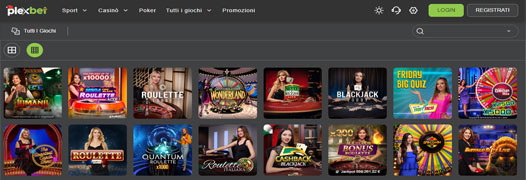 Codice Bonus Slot Plexbet