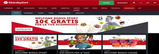 Codice Bonus Slot Stanleybet - Guida completa 2 Bonus Stanelybet